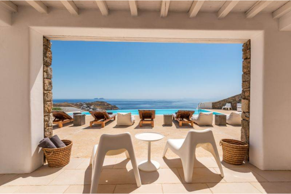 mykonos villas private pools