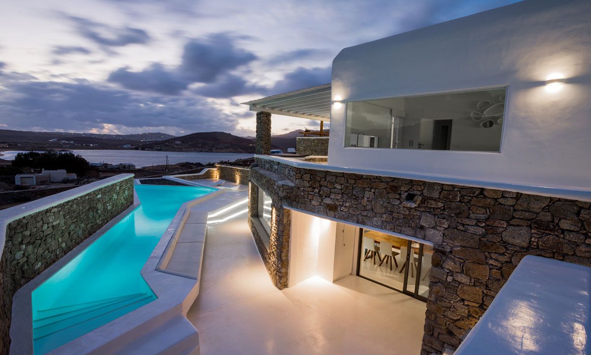 mykonos villas private pool