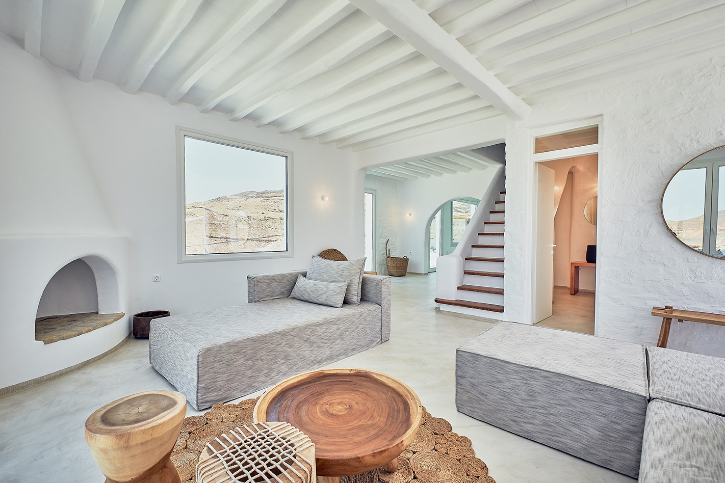 mykonos villas ftelia beach