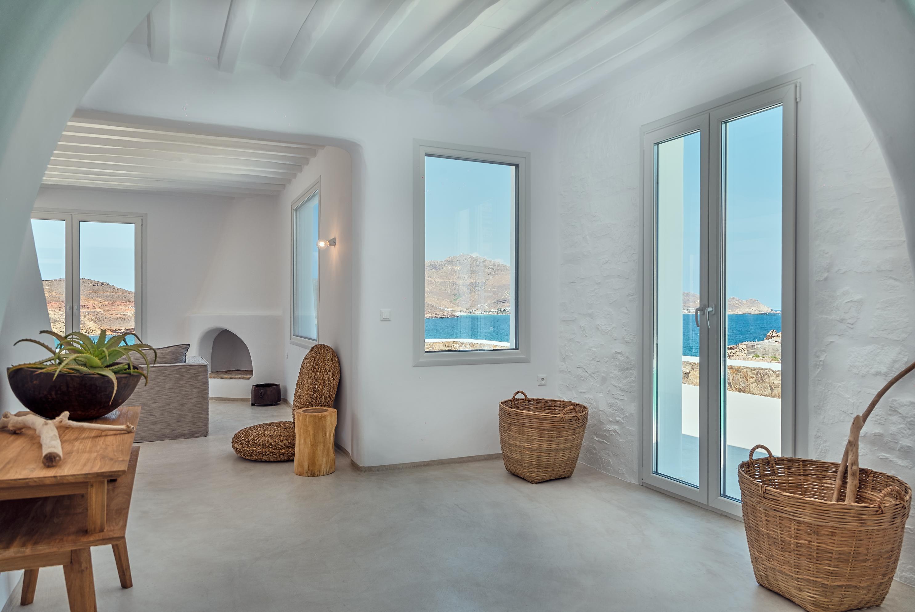 mykonos villas ftelia beach