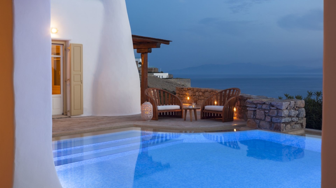 mykonos 3 bedroom villas private pool