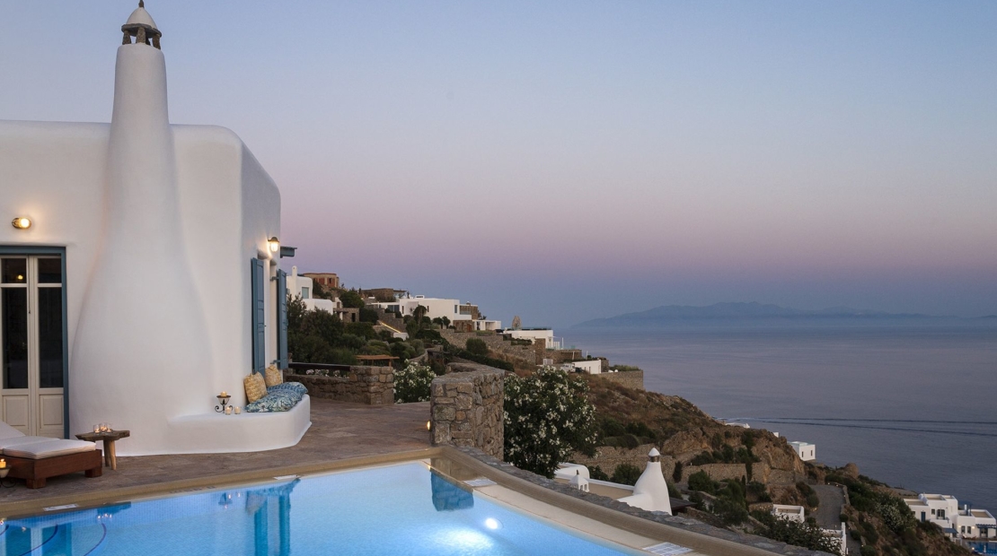 mykonos 2 bewdroom villas private pools