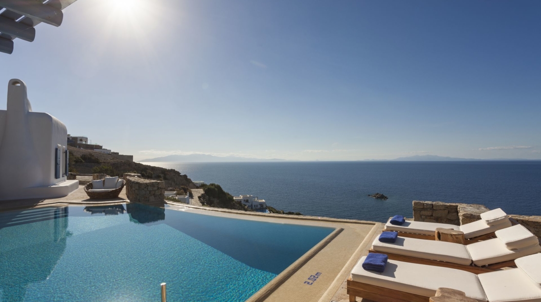 mykonos 2 bewdroom villas private pools