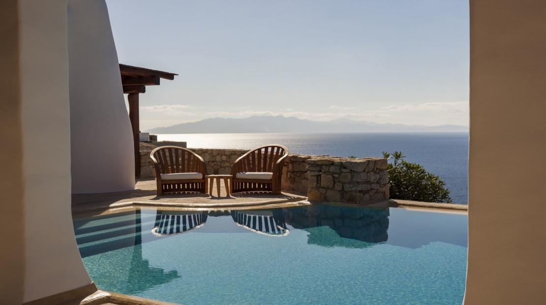 mykonos 3 bedroom villas private pool