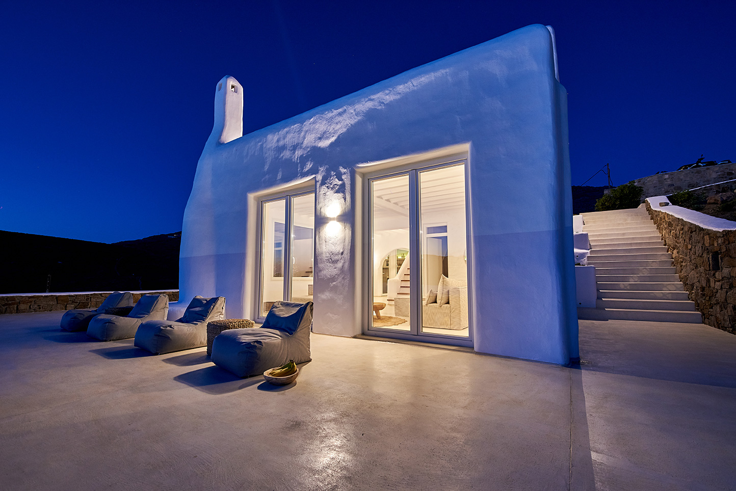 mykonos villas ftelia beach