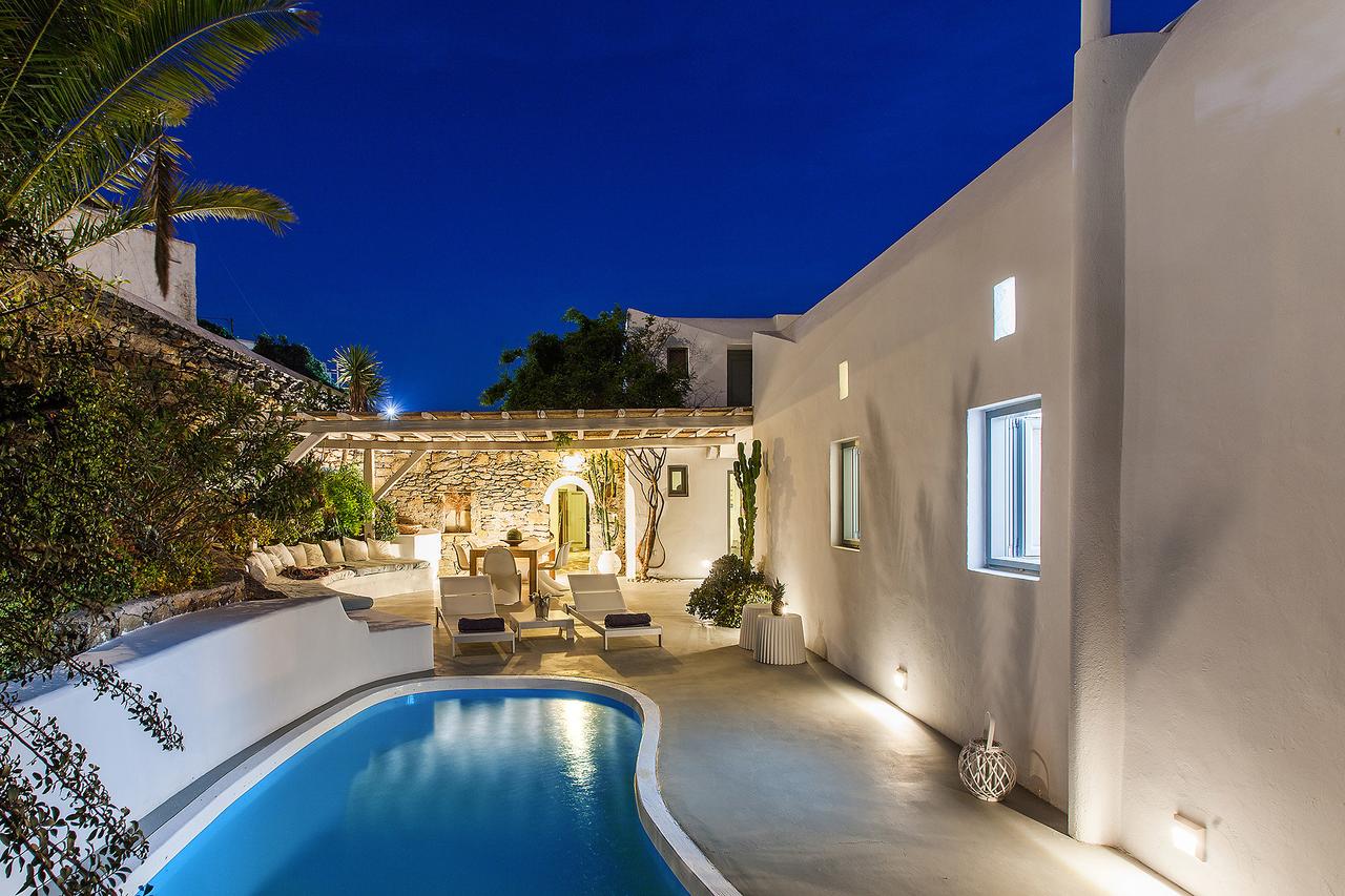 mykonos town villa private pool