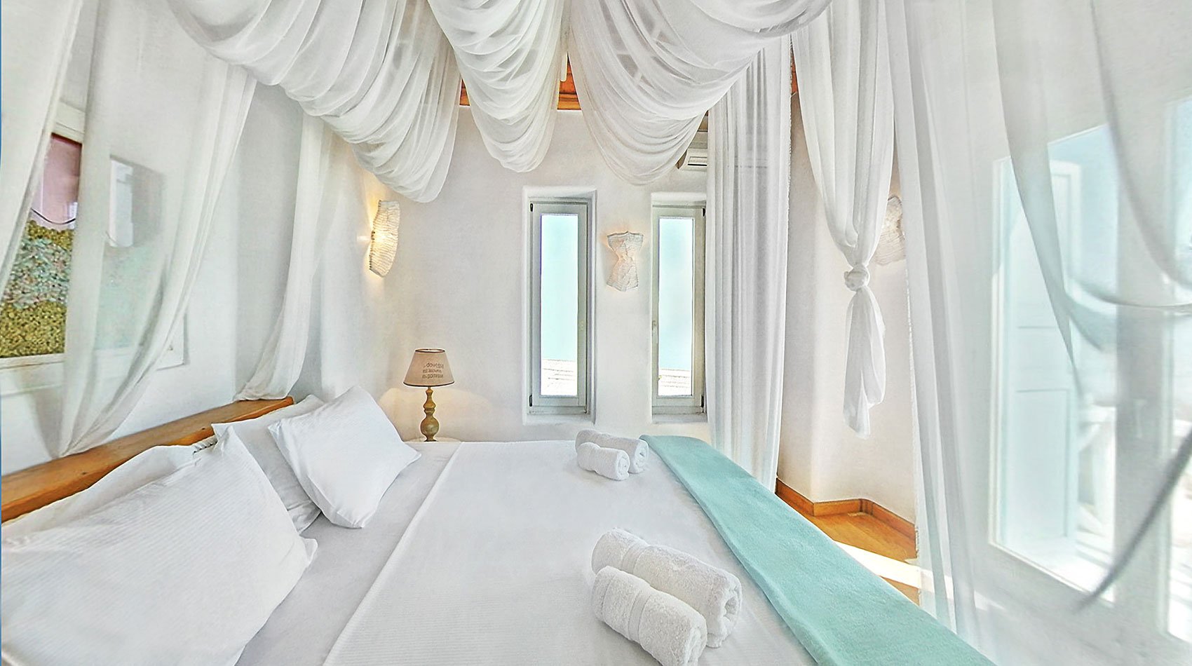 villa kastro mykonos bedroom