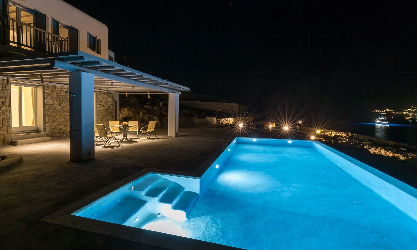 villa alissia mykonos pool