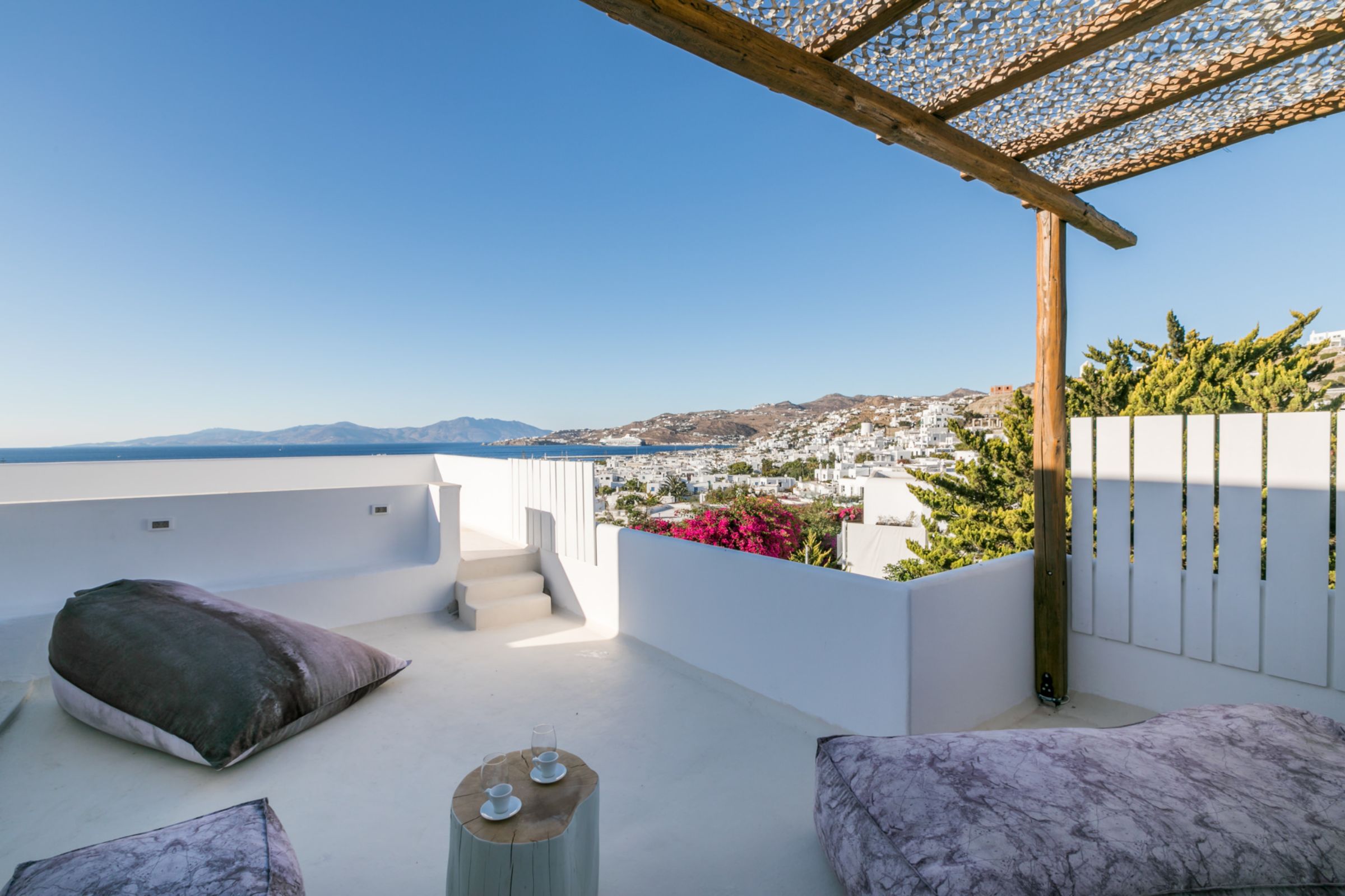 chora villa mykonos balcony