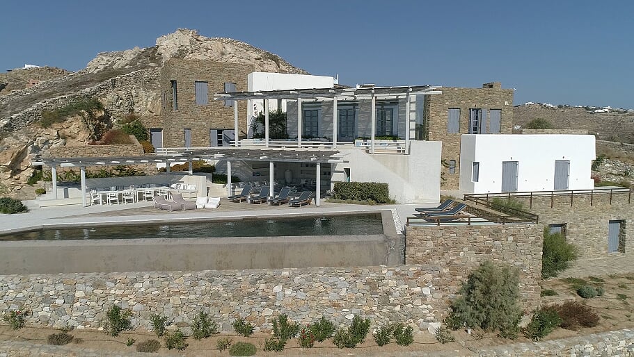 mykonos luxury villas private pool