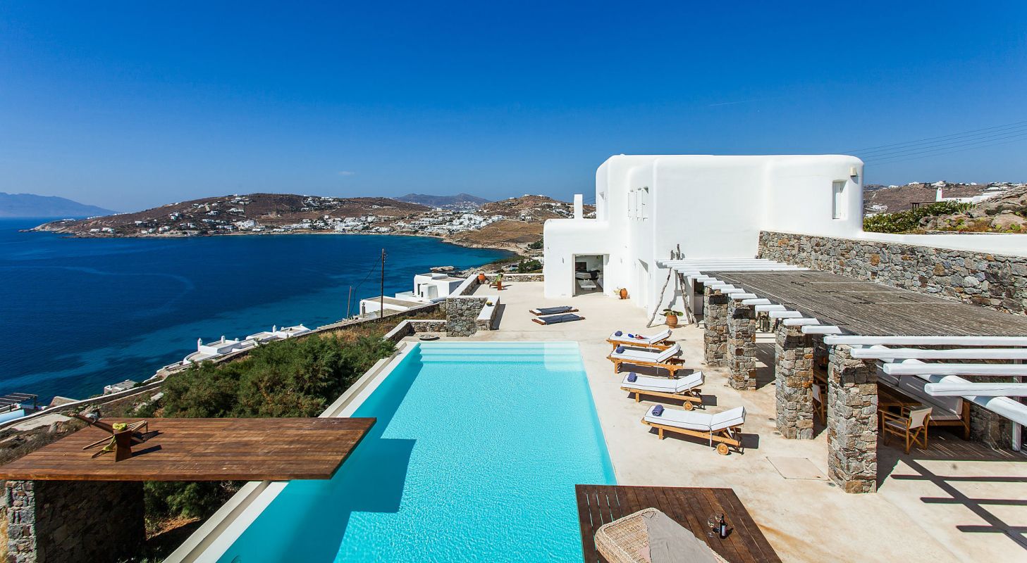 sea view mykonos villas