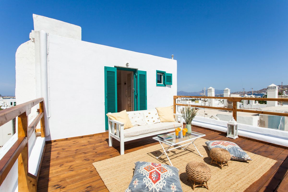 mykonos town apartments for rent