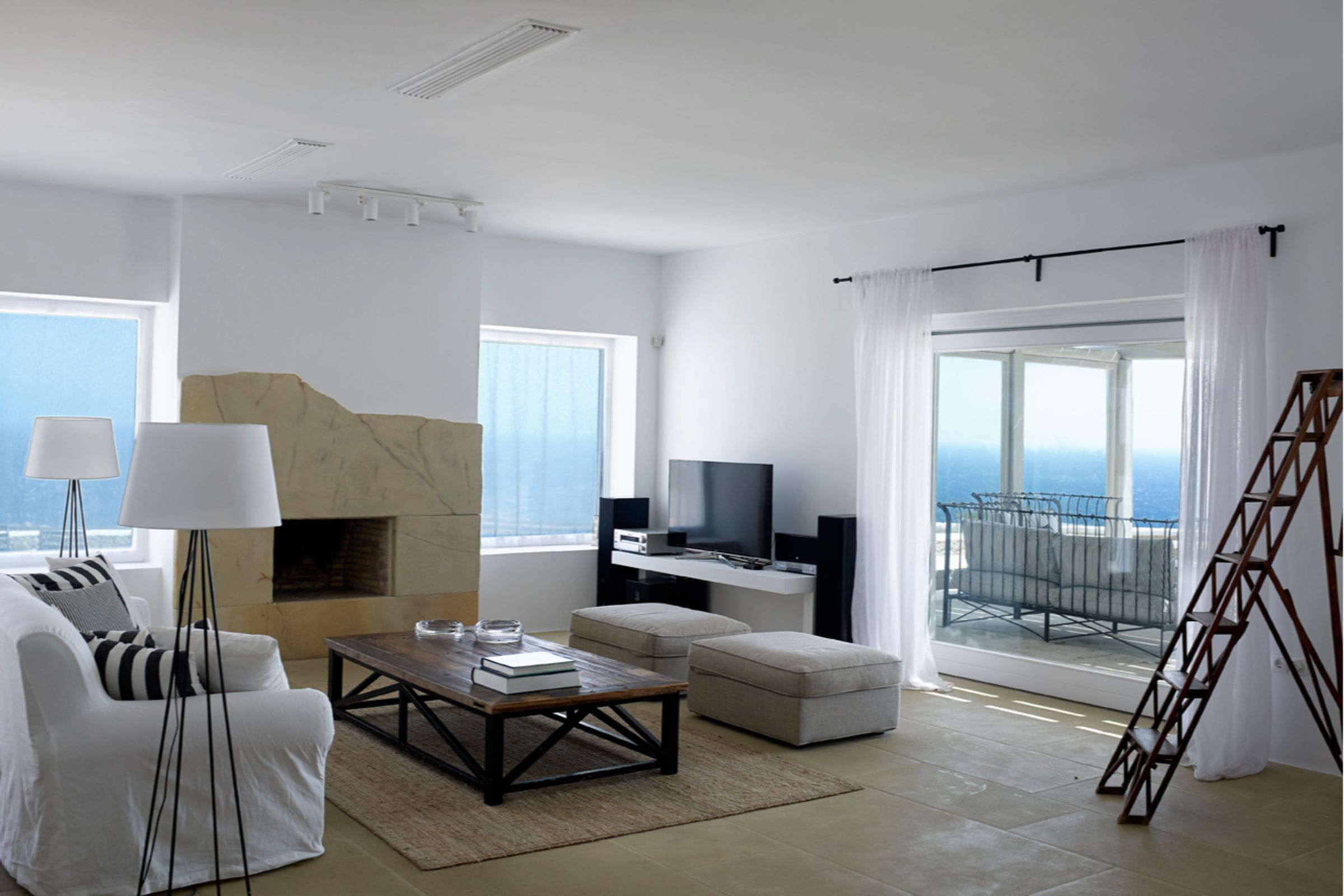 mykonos villas interiors