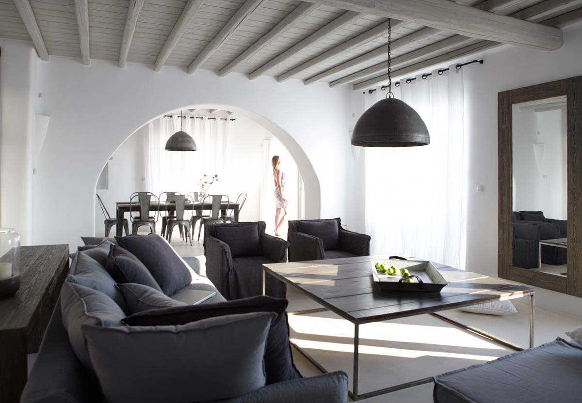 fanari villas mykonos interior