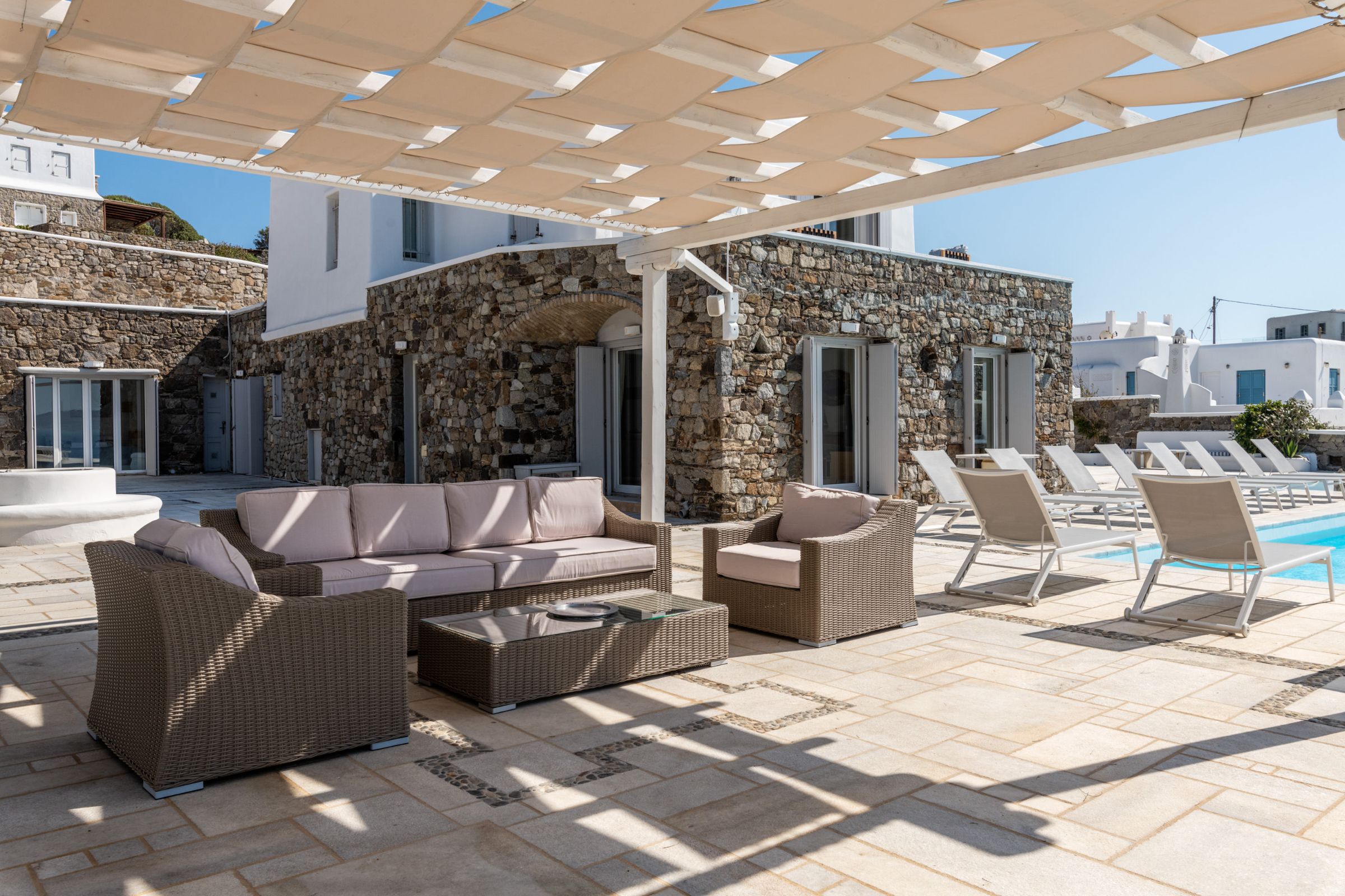 luxury mykonos beach villas