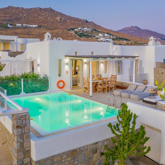 mykonos villas kalafatis