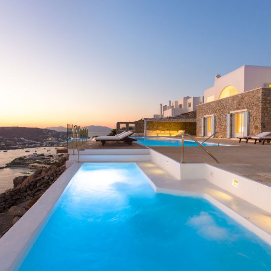 mykonos villas private pools