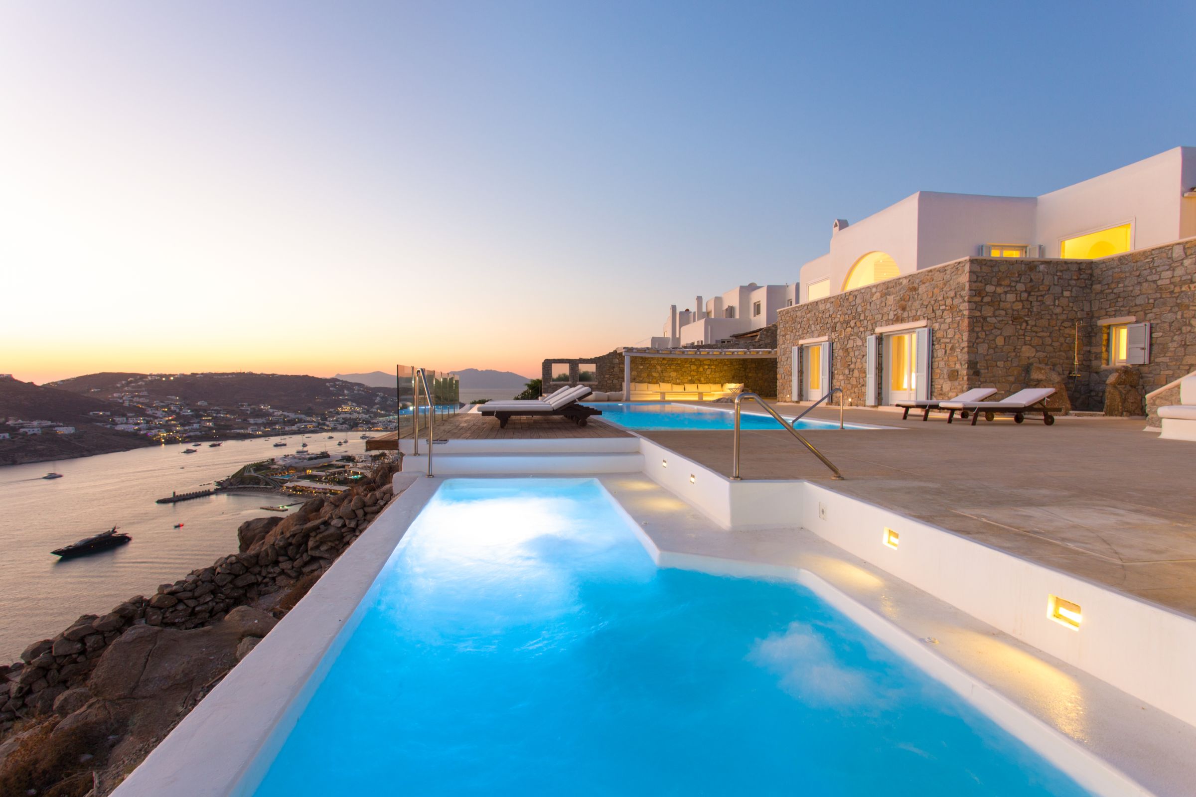 mykonos villas private pools