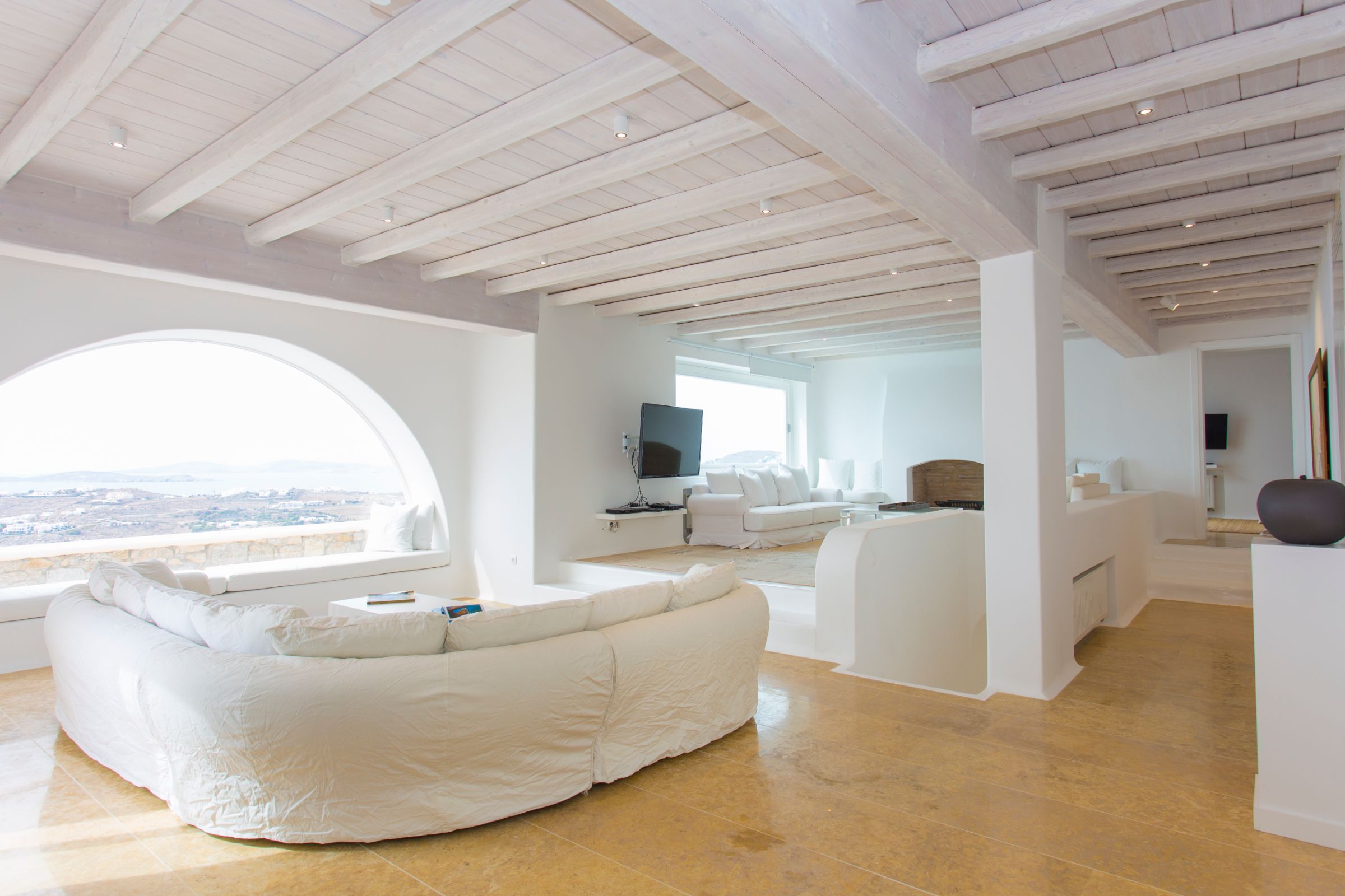 luxury mykonos villas lounge