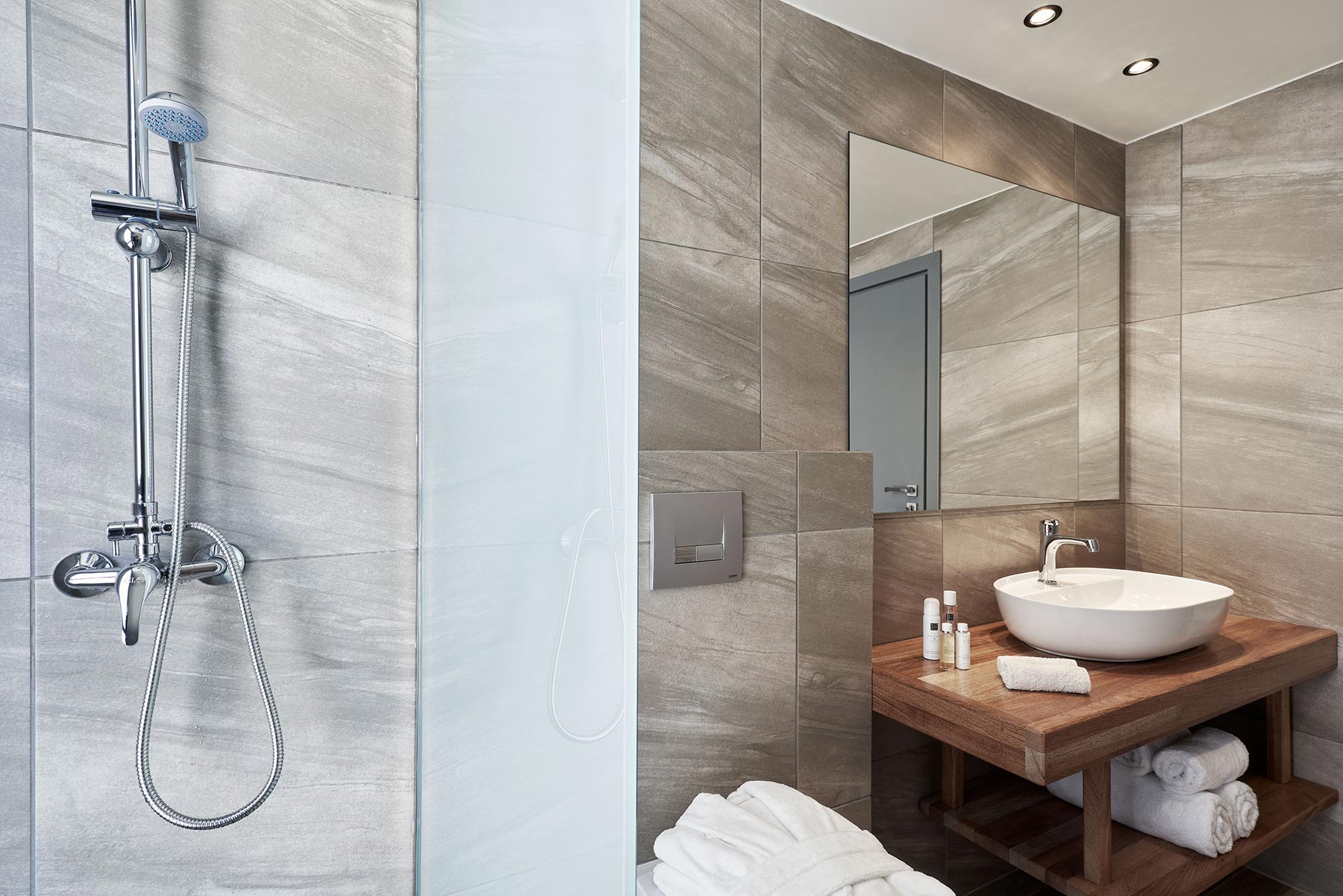 kallithea luxury villas bathrooms