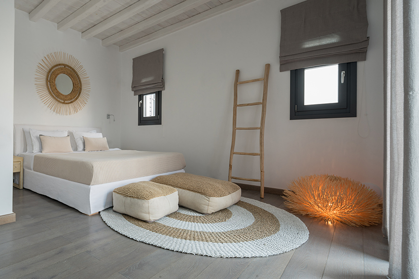 kalafatis villas mykonos bedrooms
