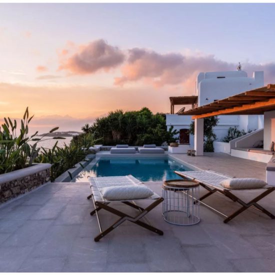 mykonos town villas private pools