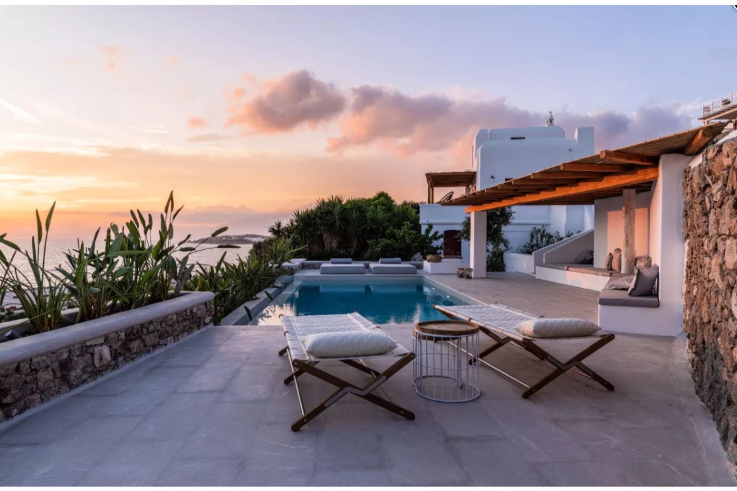 mykonos town villas private pools