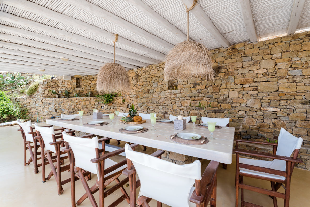 large villas in mykonos terrace