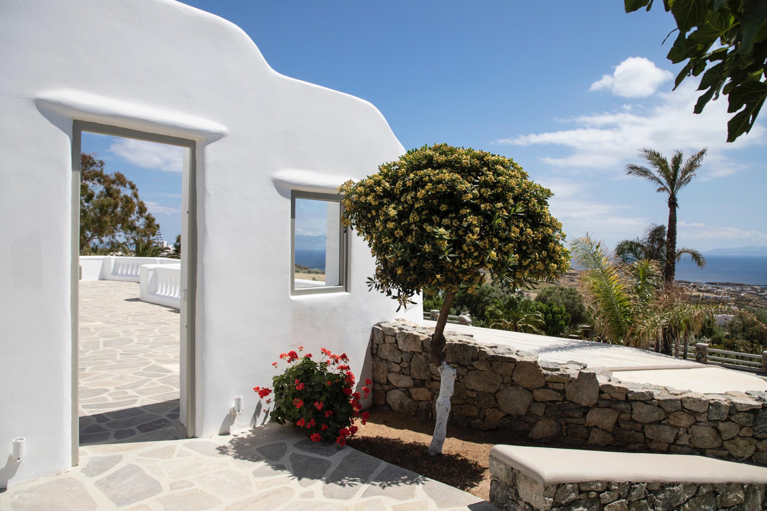 vineyard estate villa mykonos views