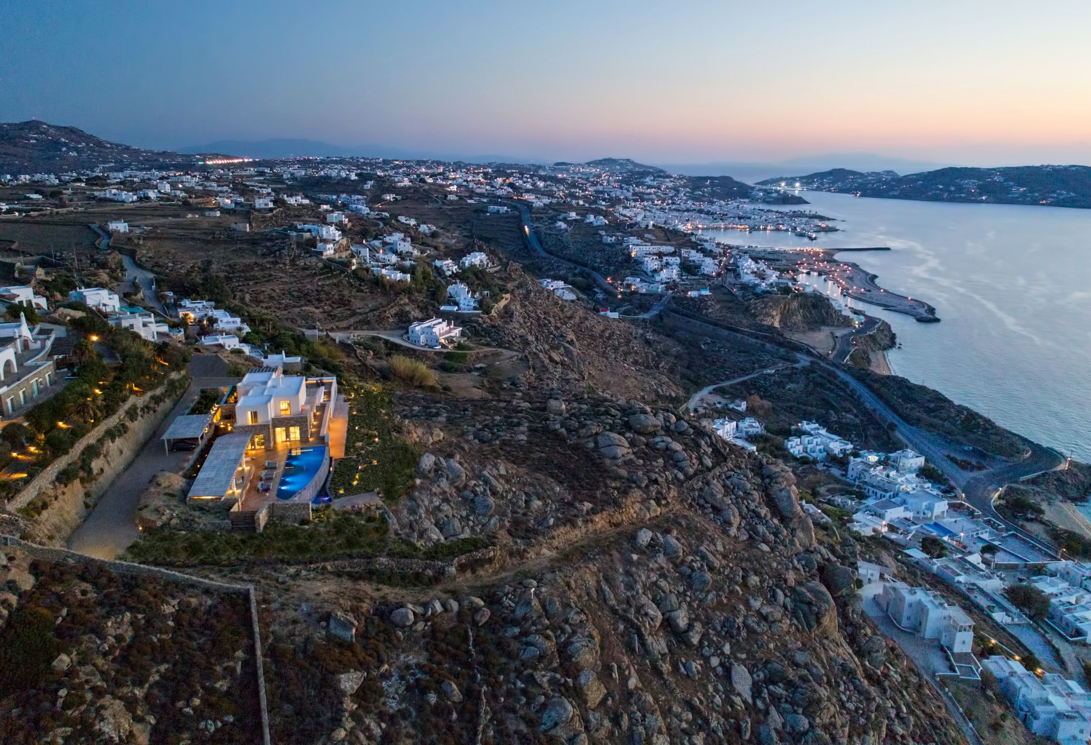 mykonos villas 8 bedrooms