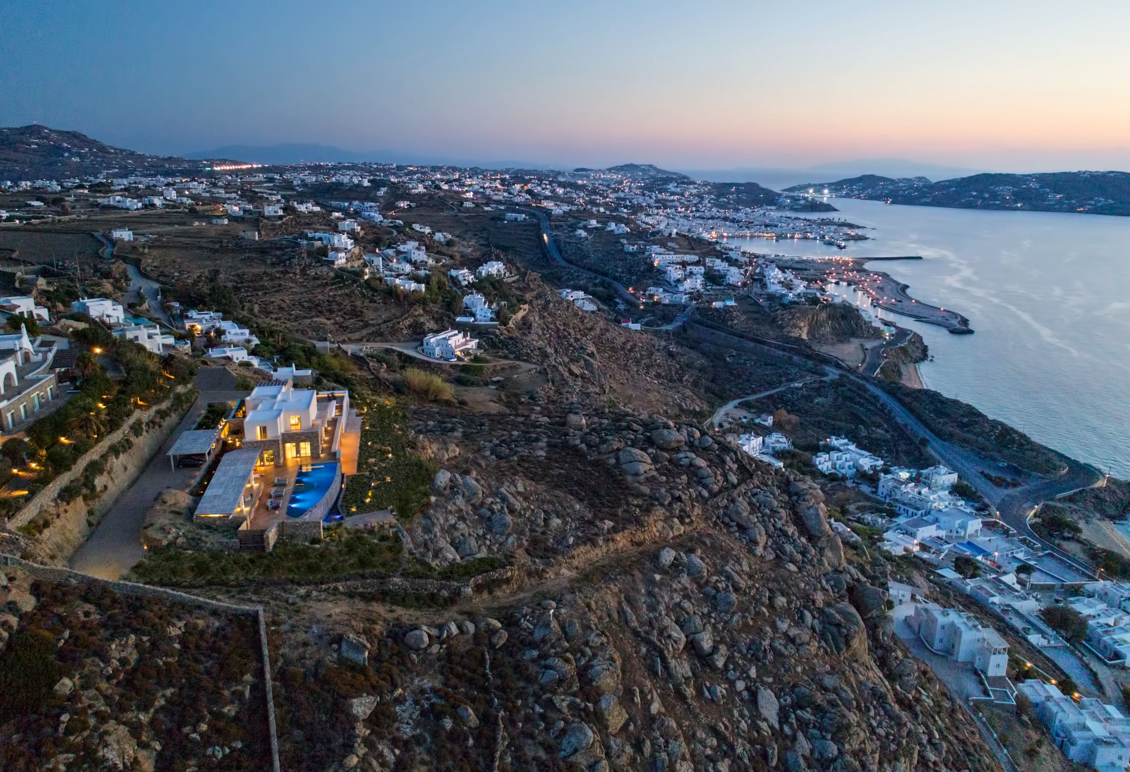 mykonos villas 8 bedrooms