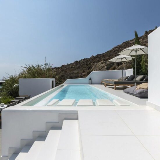 mykonos villas psarou beach