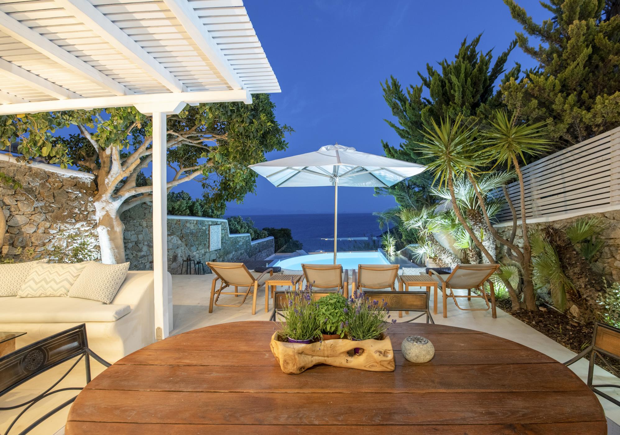 luxury beach villas mykonos