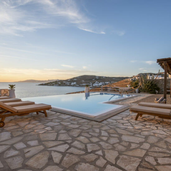 mykonos luxury villas sunset