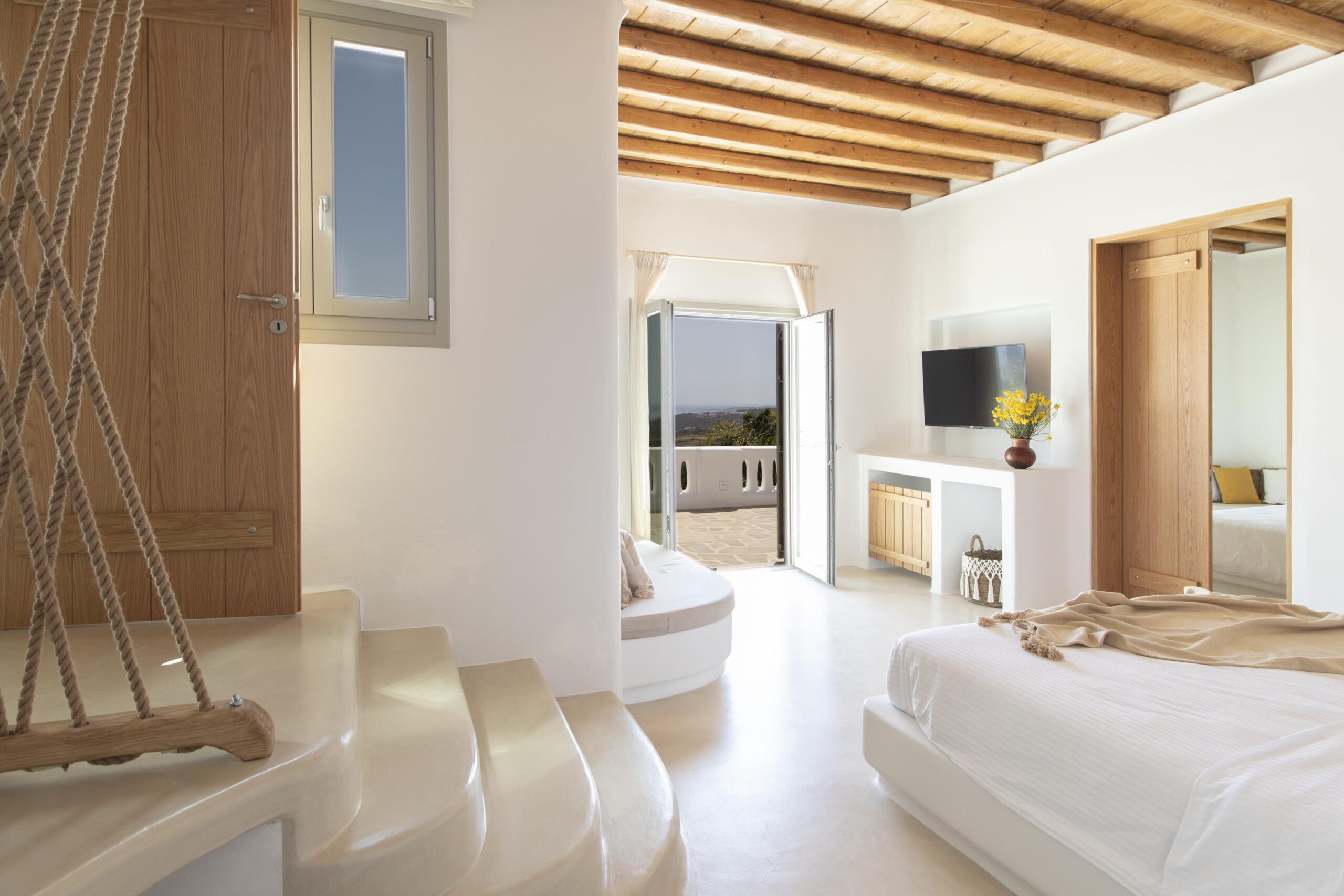 vineyard estate villa mykonos rooms