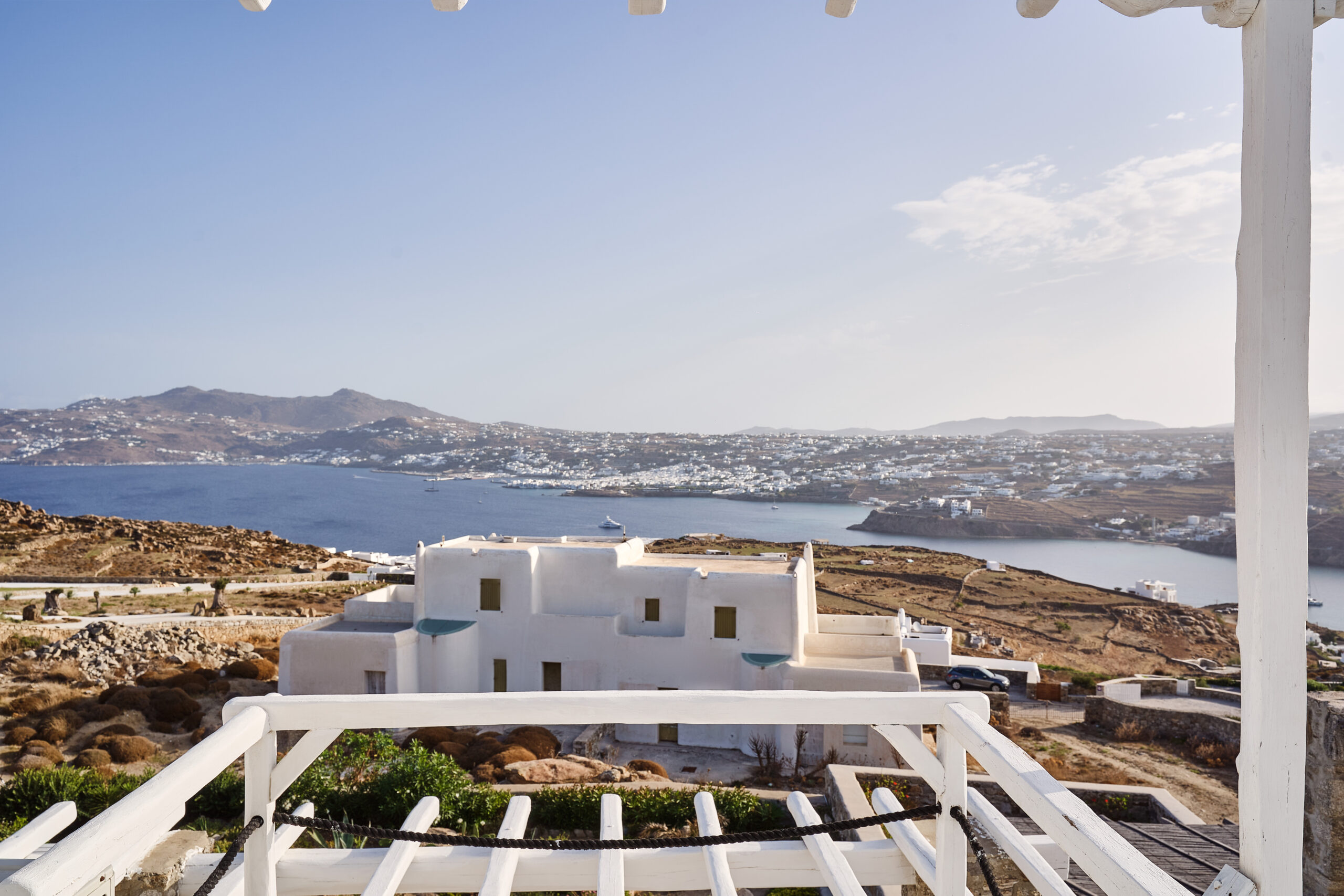 villa lefko kanalia mykonos views