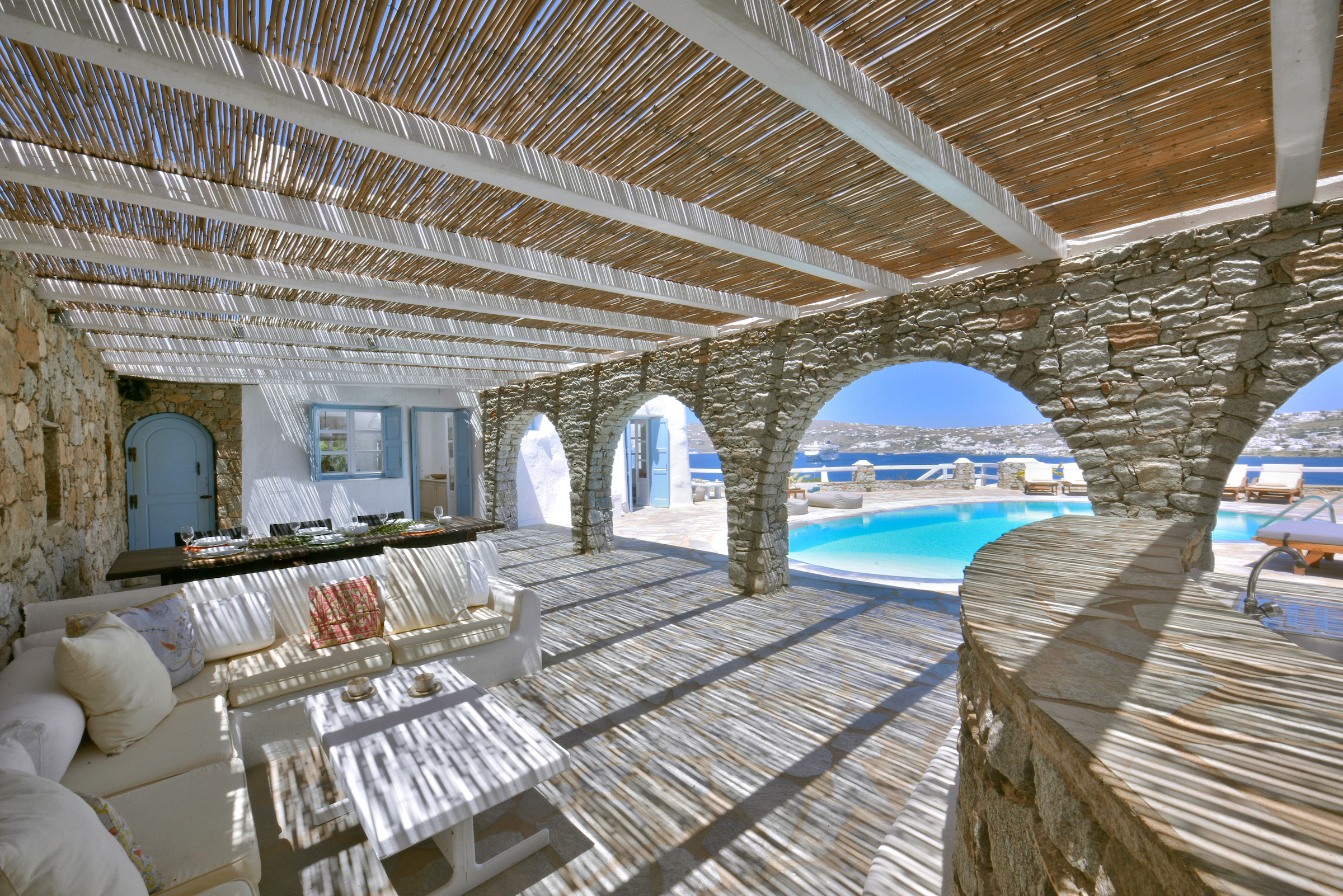 villa leria kanalia mykonos terrace