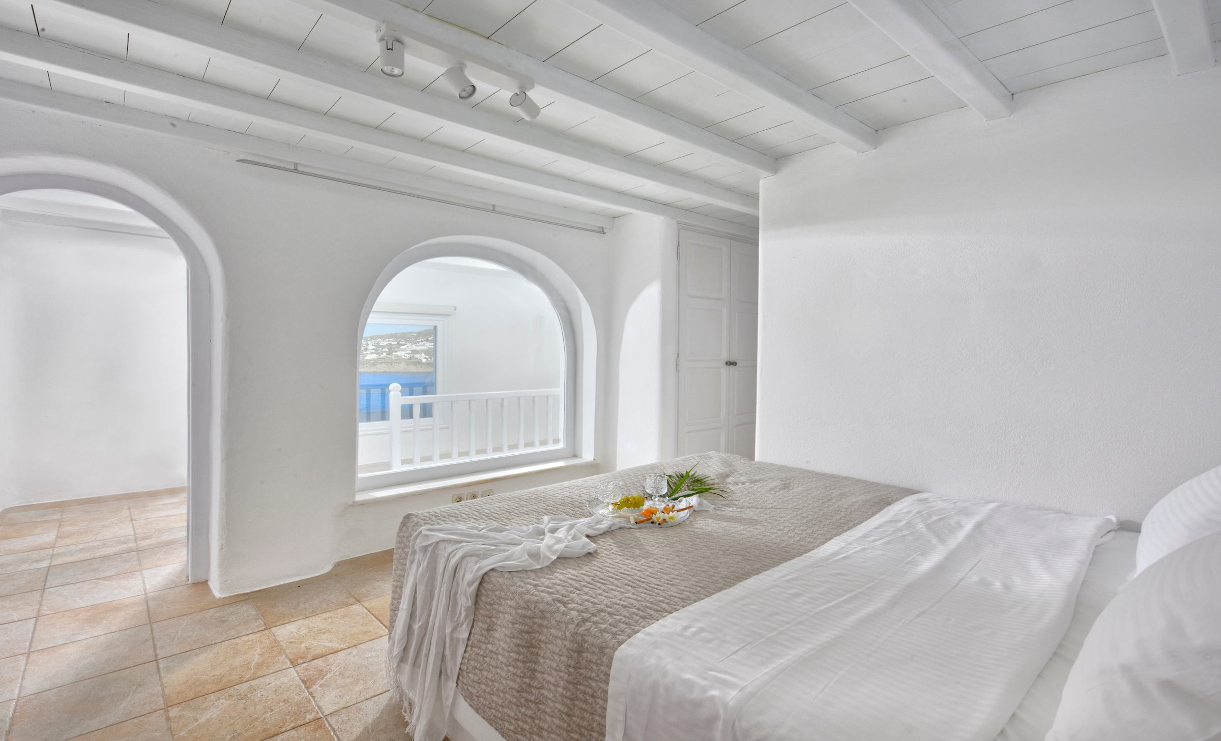 villa leria kanalia mykonos bedroom