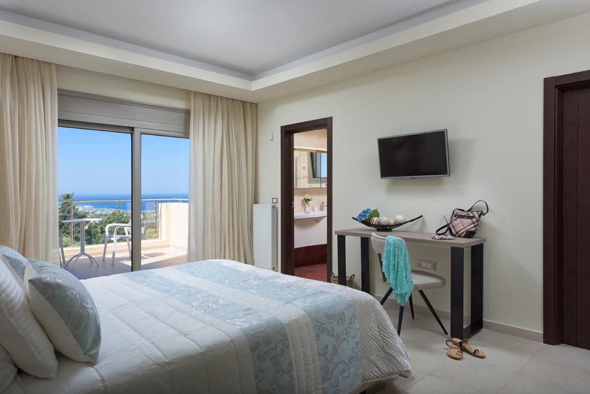 koskinou luxury villa bedrooms