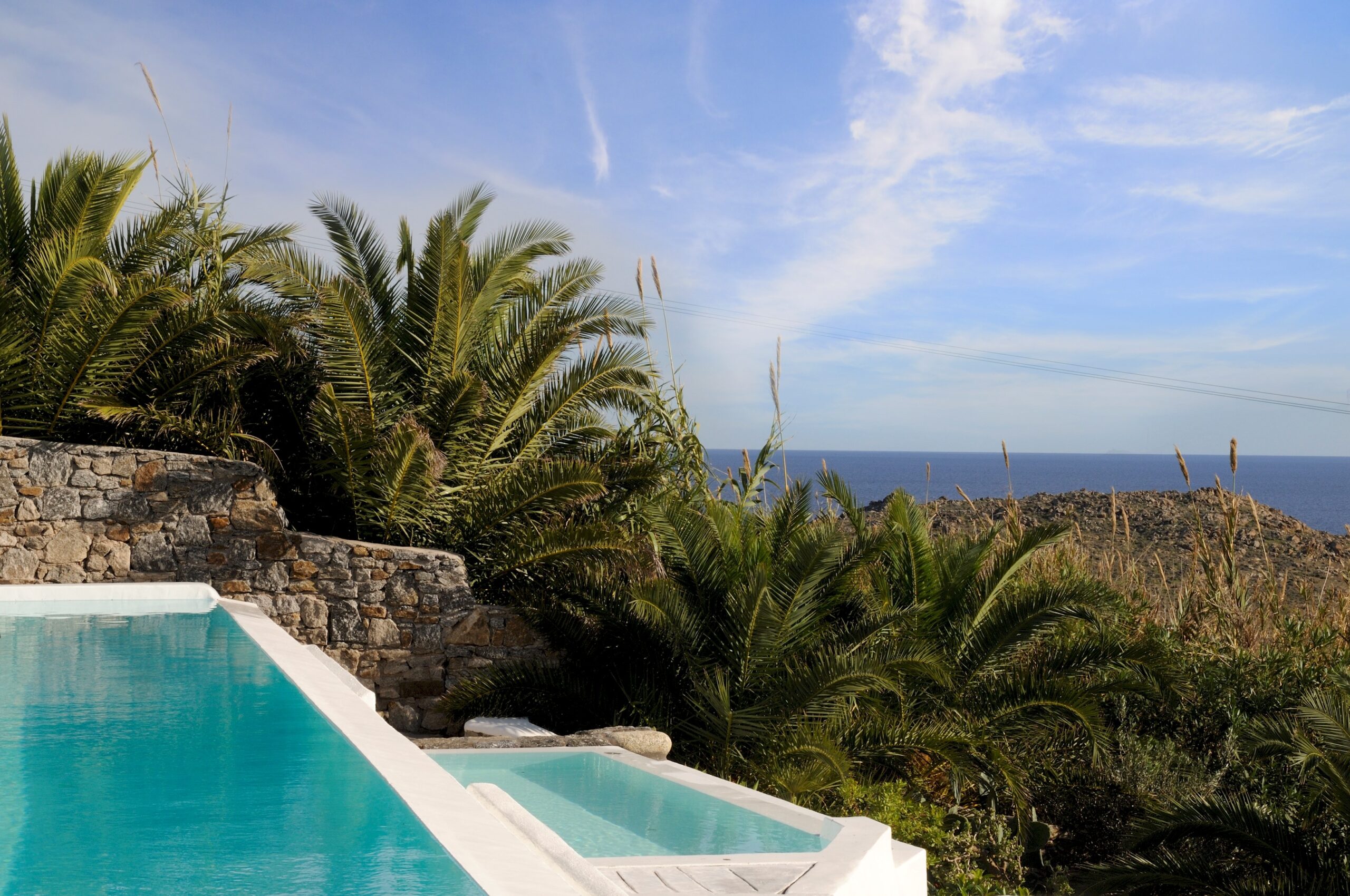 manos villa mykonos pool