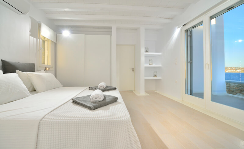 kanalia cove villas mykonos sea views bedroom