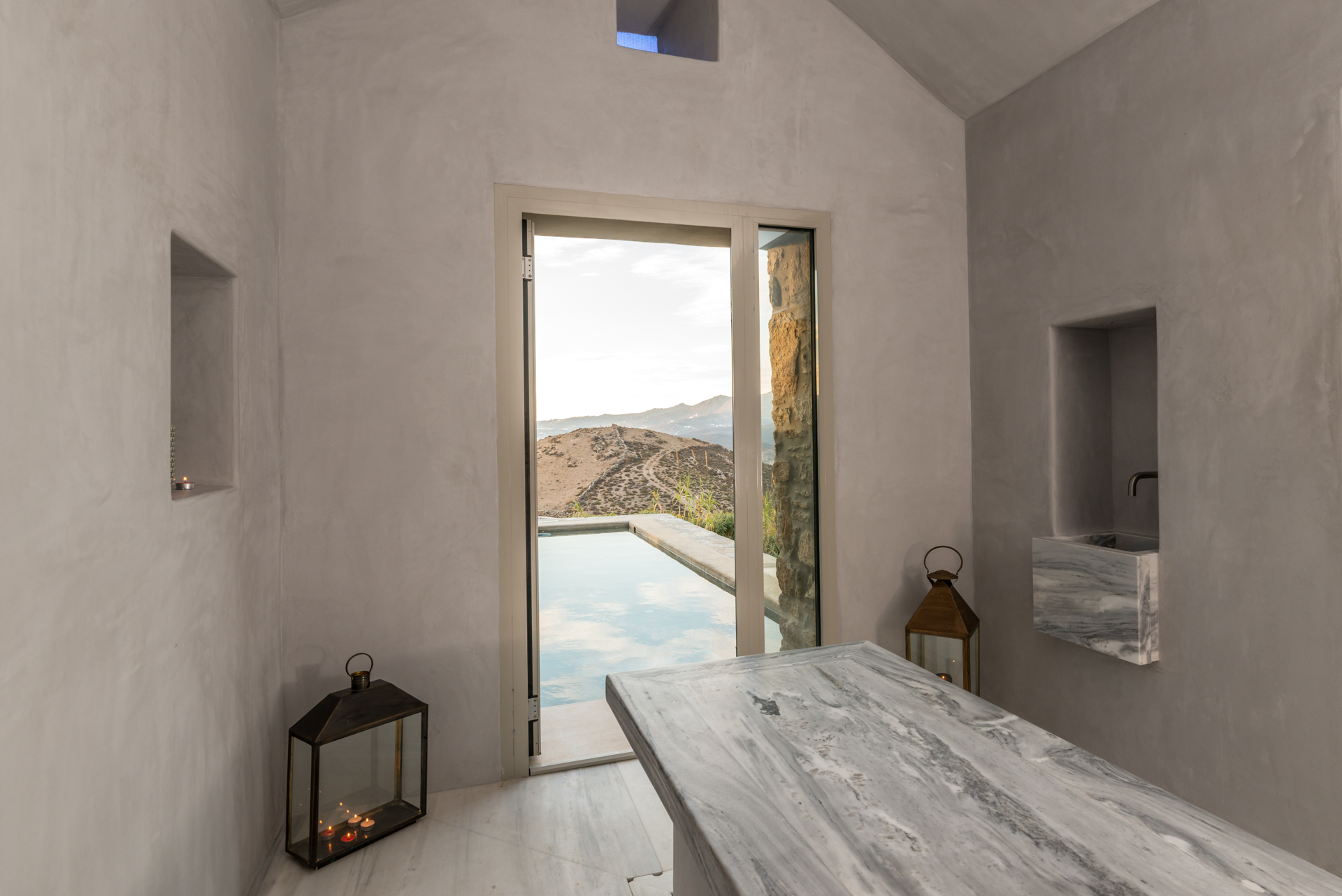 hammam villa amra ftelia mykonos