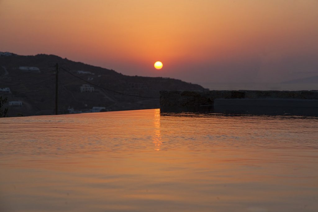 sunset mykonos dream villas ornos