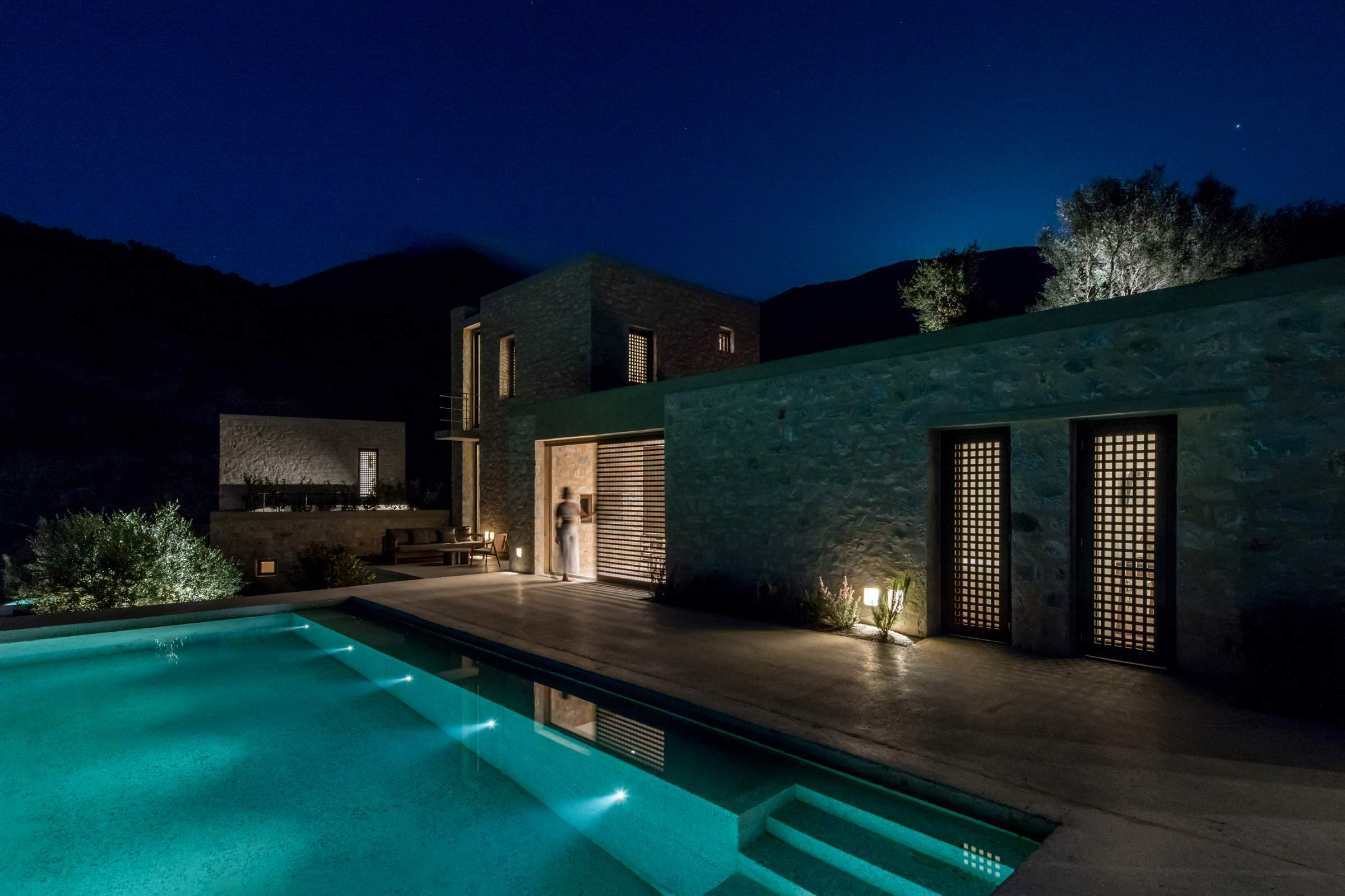 luxury mani villas greece pool