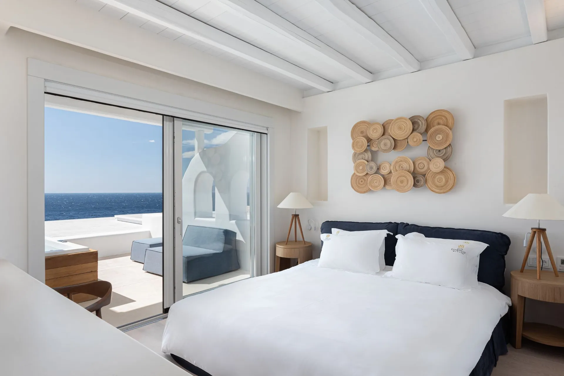 delos sun villas mykonos bedrooms