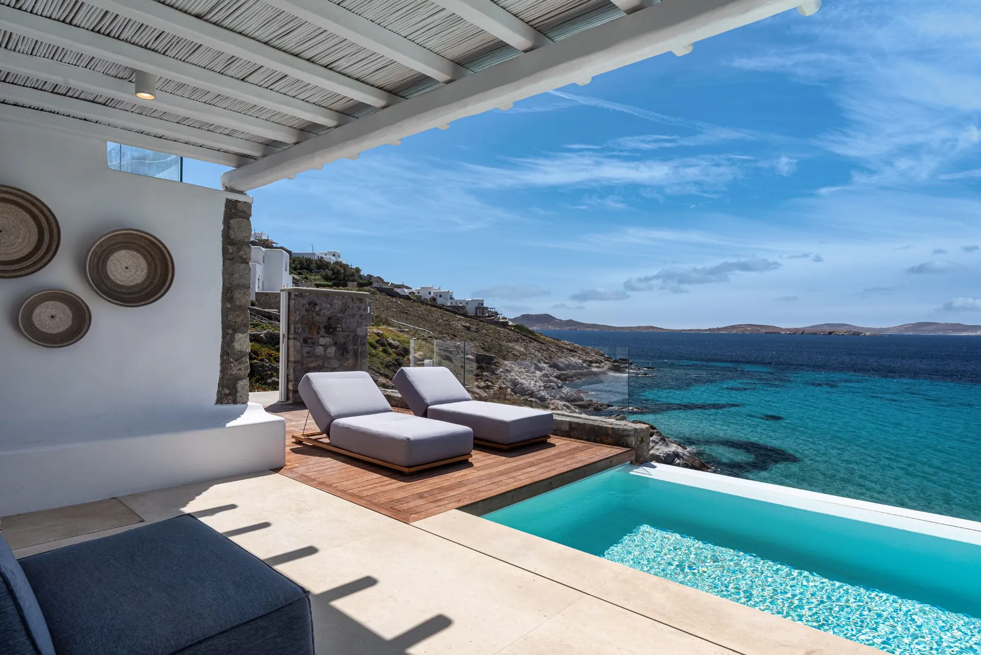 delos sun villas mykonos sea views