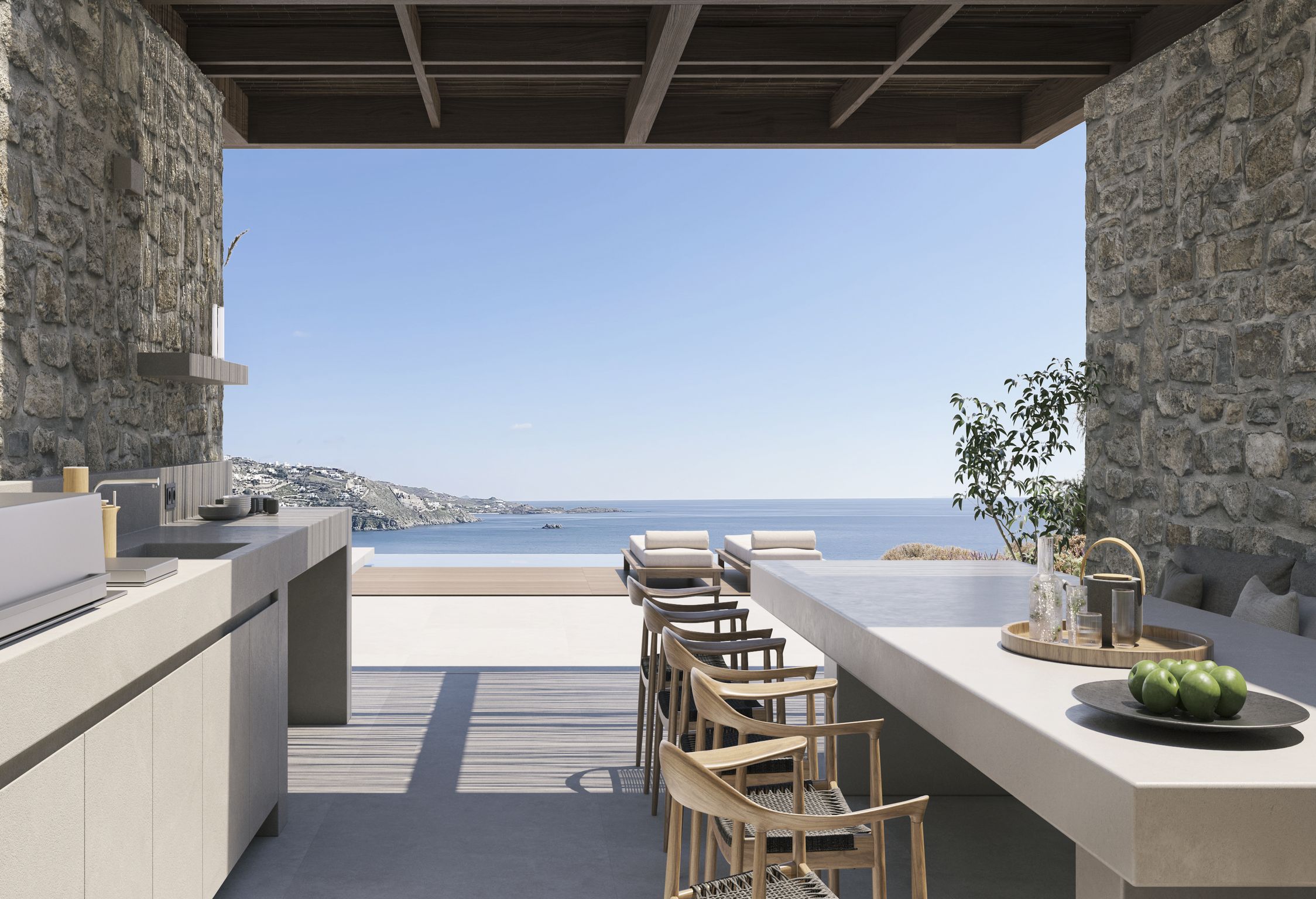 mykonos villas for large groups