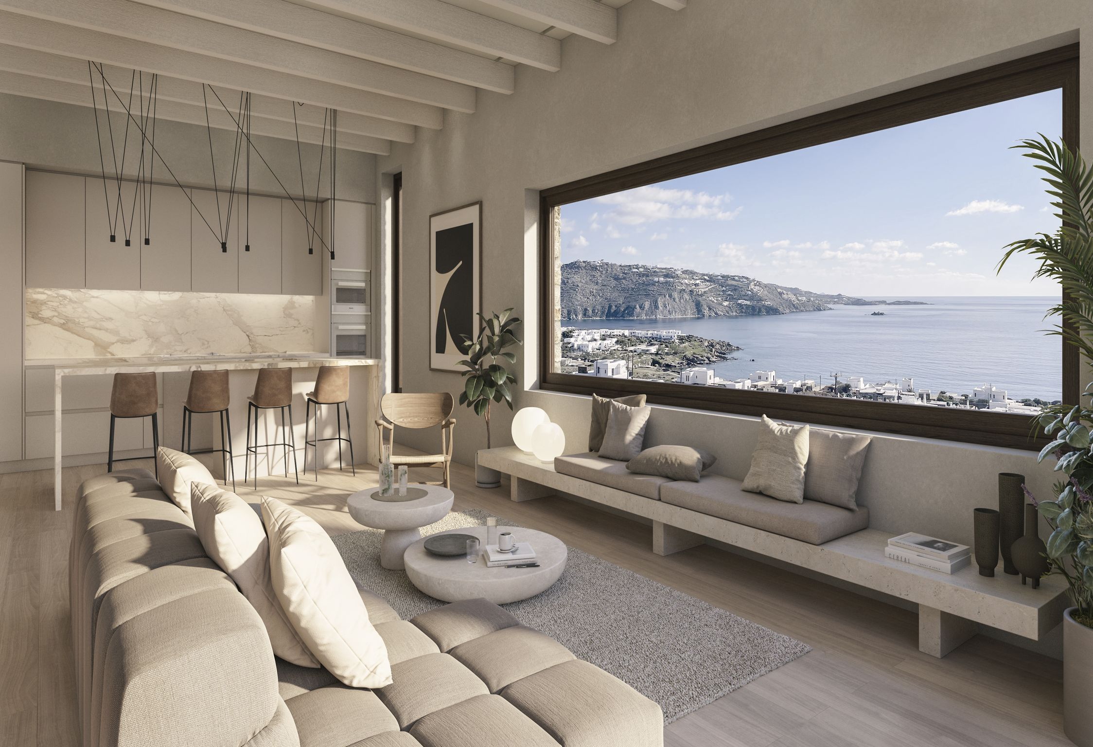 aleomandra retreat mykonos views