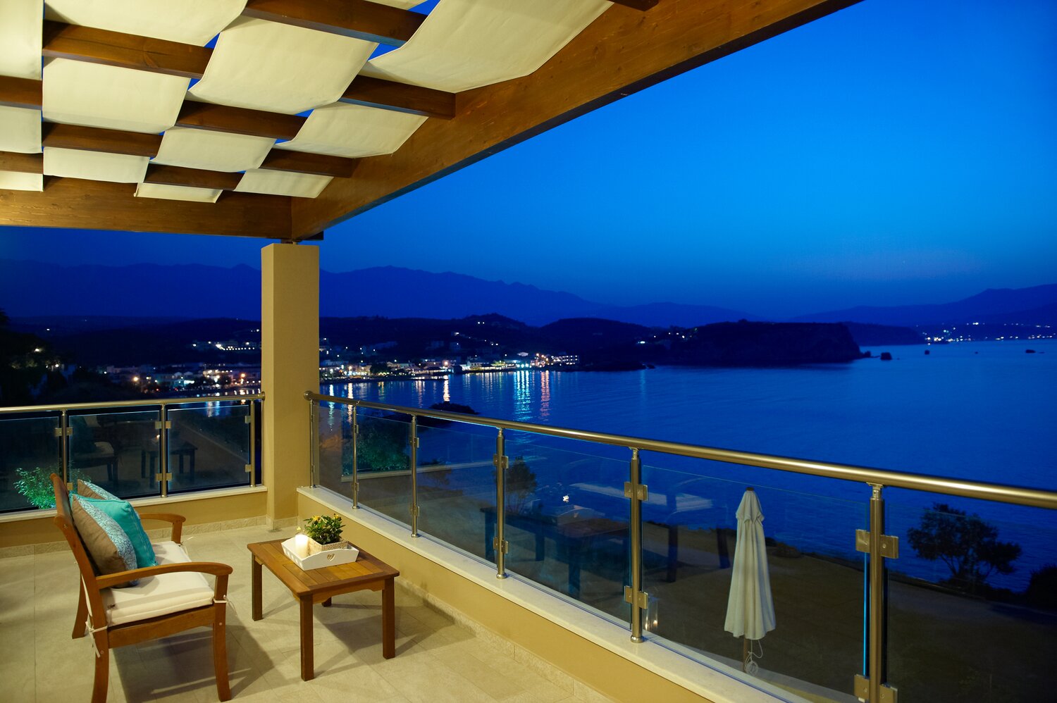 crete villas sea views