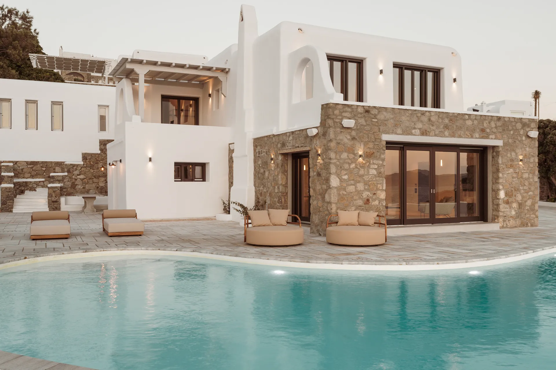 tramonto villa mykonos